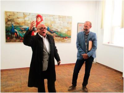 Харіс Ширінський на відкритті виставки до Дня художника (2018)