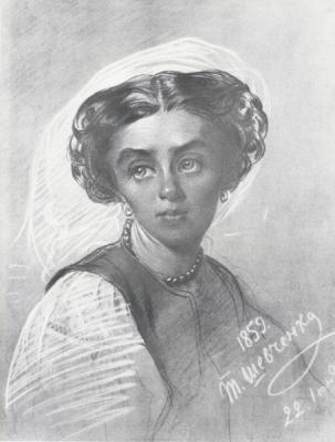 Портрет М. Максимович. 1859 р.