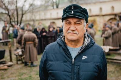 Автор роману Василь Шкляр. Фото: пресслужба каналу «1+1»