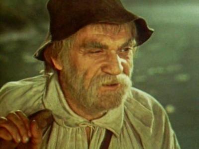 Фільм В. Івченка «Лісова пісня» (1961) Петро Вескляров зіграв дядька Лева. Фото: КВІДО. Київ від минулого до майбутнього