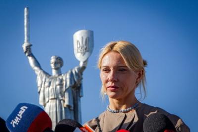 Зінаїда Кубар під час інтерв