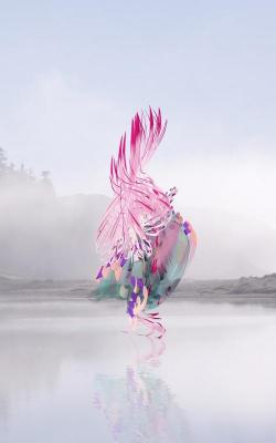 «Фіолент Кришталева крихітка». Із серії «Віртуальні квіти» цифровий друк. Фото: 2018artukraine