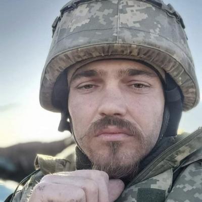 Військовослужбовець миколаївської 79-ї ОДШБр Михайло Стасула. Фото: Суспільне. Миколаїв